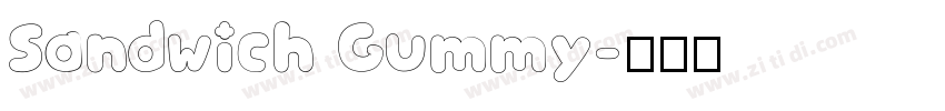 Sandwich Gummy字体转换